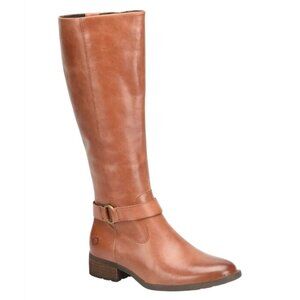 BORN / Saddler / Brown / Handcrafted / Leather / Knee-High / Riding / Boots With